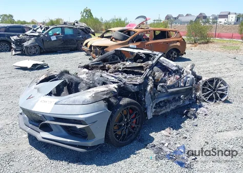 2025 Chevrolet Corvette Stingray Rwd 2Lt z USA, uszkodzony, nr VIN 1G1YB2D40S5108476